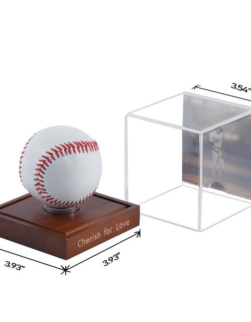Load image into Gallery viewer, KASTANNY UV Protected Acrylic Baseball Display Case Clear Fits Official Size
