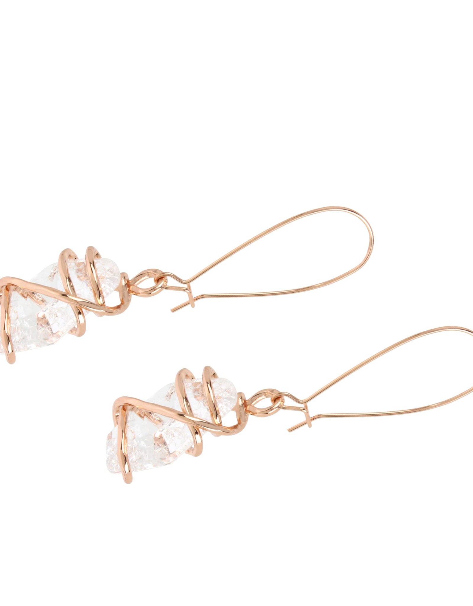 Robert Lee Morris Soho Women's Caged Stone Crystal Dangle Earrings One Size