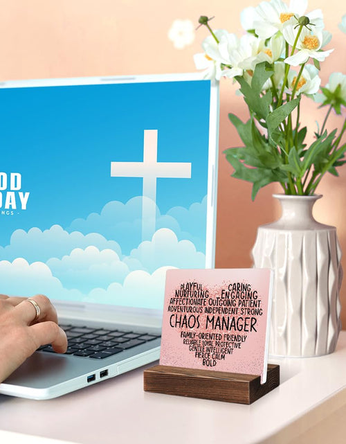 Load image into Gallery viewer, Mhfpl Social Worker Thank You Acrylic Plaque Sign 3.92x3.92x0.3 Lucency
