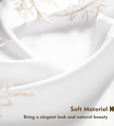 ZWARMY Kitchen Tier Curtains 84x40in White Semi Light Filtering 2Pcs