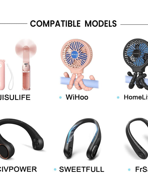 Load image into Gallery viewer, Xnarew USB C Charger Cable for JISULIFE Mini Fan 5FT White Copper
