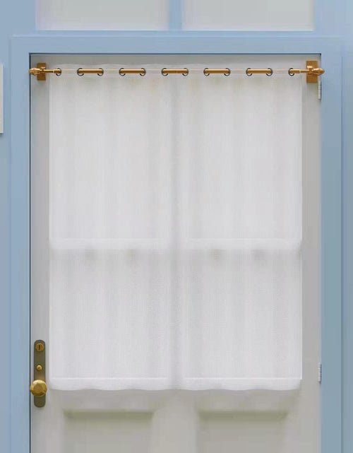 Load image into Gallery viewer, LaigenGanzi Magnetic Curtain Rods Adjustable 9-16in Gold 4 Pack
