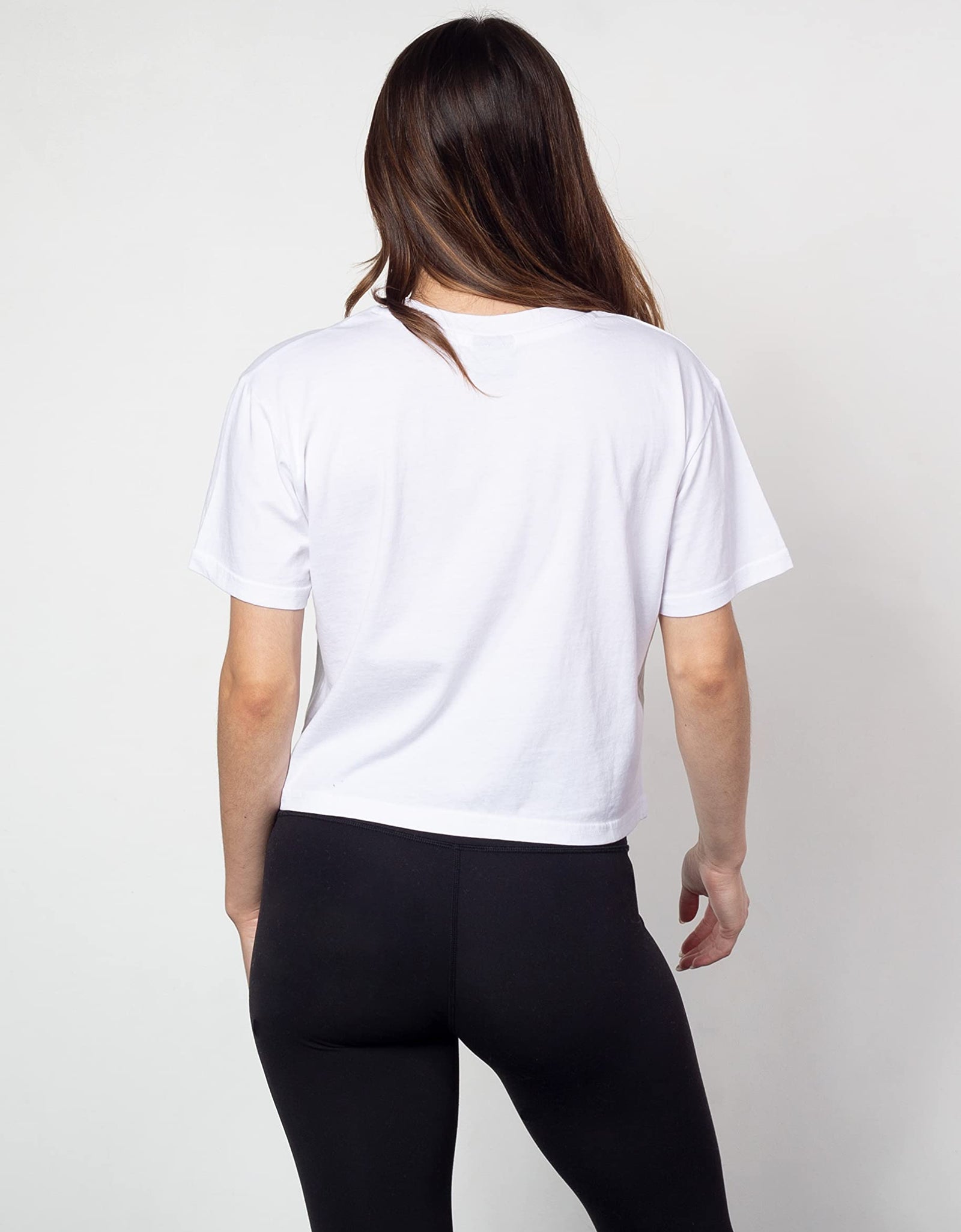chicka-d Women's Short 'N Sweet Tee White Size S