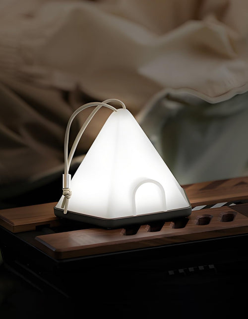 Load image into Gallery viewer, NPJGKY Portable Hanging Tent Night Light Desk Lamp Touch Dimmable Timer White
