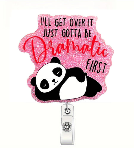 CHAONENG Funny Panda Nurse Badge Reel Retractable Clip Medical Worker ID A54