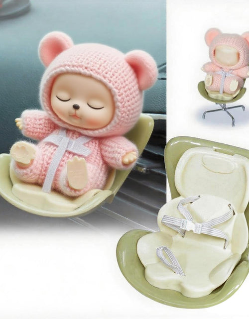 Load image into Gallery viewer, Bofiyma Car Seat for Doll 3-in-1 Vent Clip Aroma Diffuser Green 15-17cm

