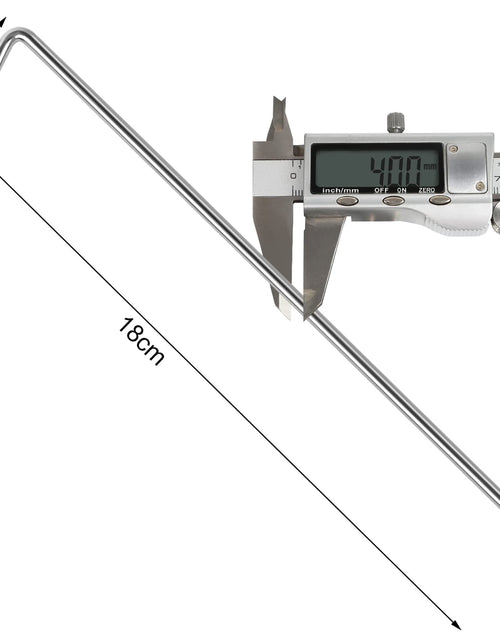 Load image into Gallery viewer, Oligei 17 Pack Heavy Duty Metal Tent Stakes Silver 18in Outdoor Use
