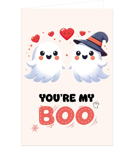 Treasure Cove Halloween Cartoon Greeting Card Multicolor 1 Pack