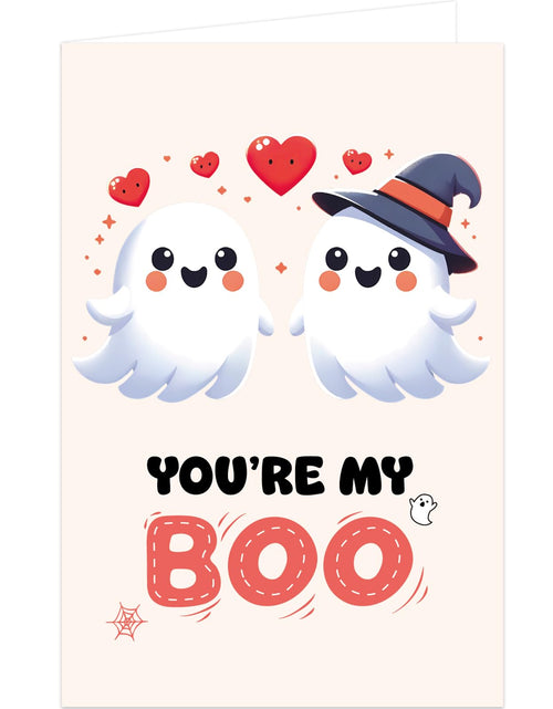 Load image into Gallery viewer, Treasure Cove Halloween Cartoon Greeting Card Multicolor 1 Pack
