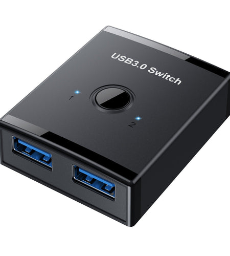 USB 3.0 Bidirectional Switcher Private Mode 2-in-1/1-in-2-in-1/2-in-1 Printer Sharer Distributor