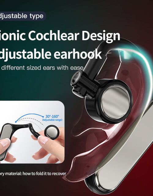 Load image into Gallery viewer, Z8 Bluetooth earphones wireless single ear business hot selling Bluetooth 5.4 long endurance single-sided hanging ear earphones

