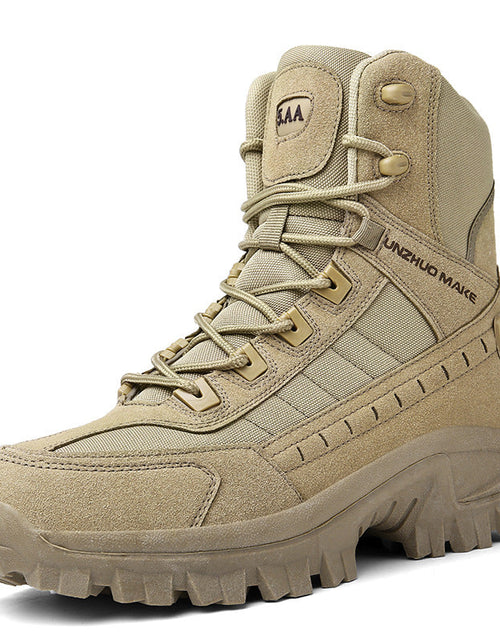 Load image into Gallery viewer, Military boots Russian battlefield boots wear-resistant training boots outdoor hiking and mountaineering shoes
