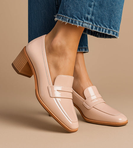 Women’s Square-Toe Slip-On Oversized Fashion Shoes