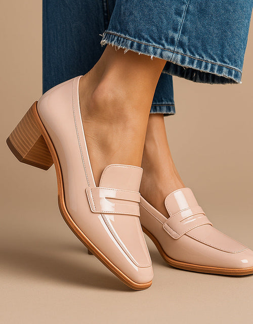Load image into Gallery viewer, Women’s Square-Toe Slip-On Oversized Fashion Shoes
