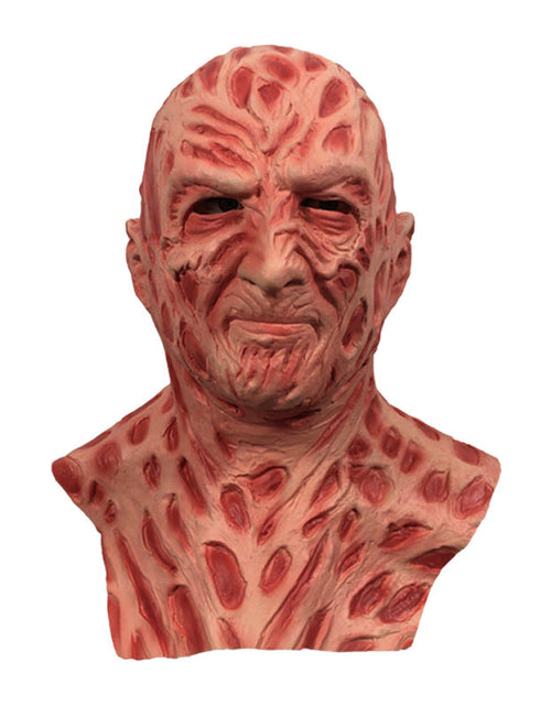 Load image into Gallery viewer, Freddy horror mask, full face headgear, makeup ball, scary demon, funny face, Halloween party, parody props
