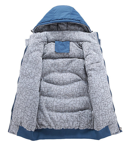 Fashion Sleeveless Jacket 2019 Men Thickening 100% Cotton Vest Hat Hooded Warm Vest Winter Waistcoat Men Casual Windbreaker