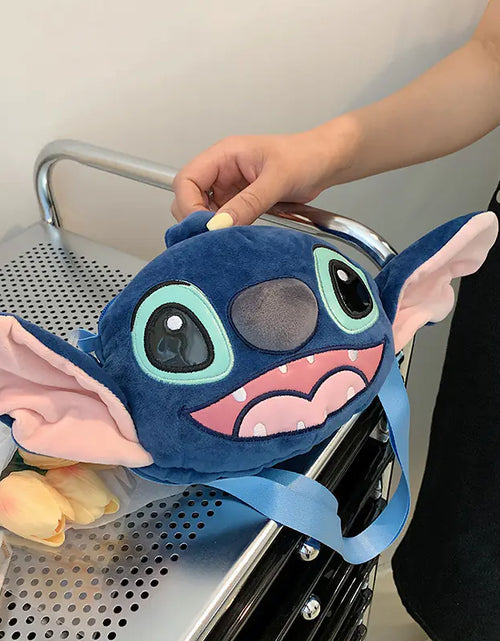 Load image into Gallery viewer, Stitch Plush Shoulder Bag - Korean Style Crossbody Bag
