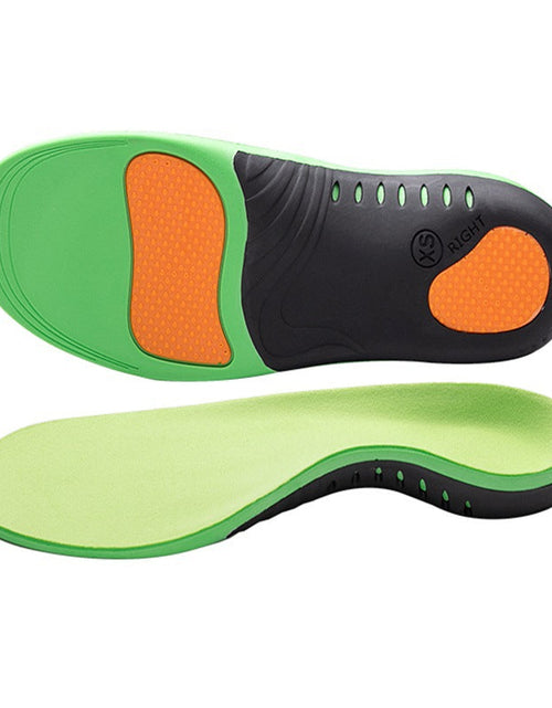 Load image into Gallery viewer, Flat foot correction insole leg shape correction shock-absorbing insole adjustable sports full pad

