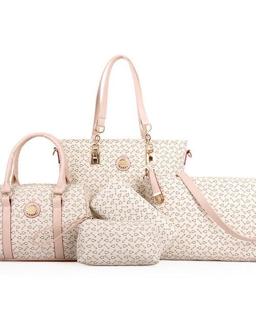 Load image into Gallery viewer, 6 pcs lady set bag Women handbag with shoulder bag+Totes+clutch+key holder

