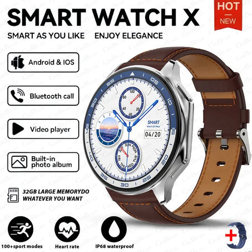 Load image into Gallery viewer, DT Watch X smartwatch with 4G large memory, local music and video playback, waterproof Bluetooth calling, smart phone
