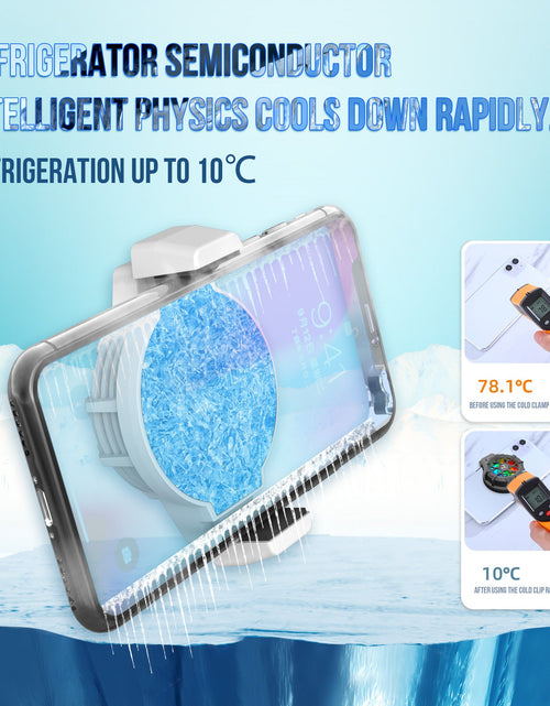 Load image into Gallery viewer, Extreme Wind Cooling Semiconductor Heat Dissipation Gaming Phone Original Heat Dissipation Clip Game Back Cooling
