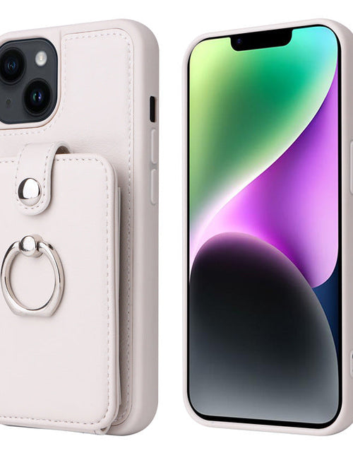 Load image into Gallery viewer, Suitable for iPhone 14 wallet phone case  Apple 13 Promax flip cover protective case accordion card insertion phone leather case
