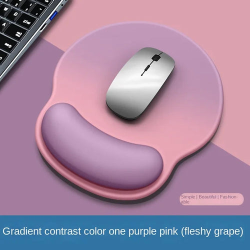 Load image into Gallery viewer, Gradient Mouse Pad Wrist Guard with Logo Female Wrist Guard Mouse Pad Wrist Support Computer Silicone Mouse Pad Wholesale
