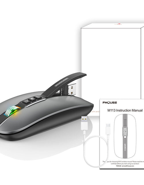 Load image into Gallery viewer, Wireless Mouse Bluetooth Dual Mode 2.4G/BT5.1 Silent Mouse 2400DPI PC Notebook Business Office
