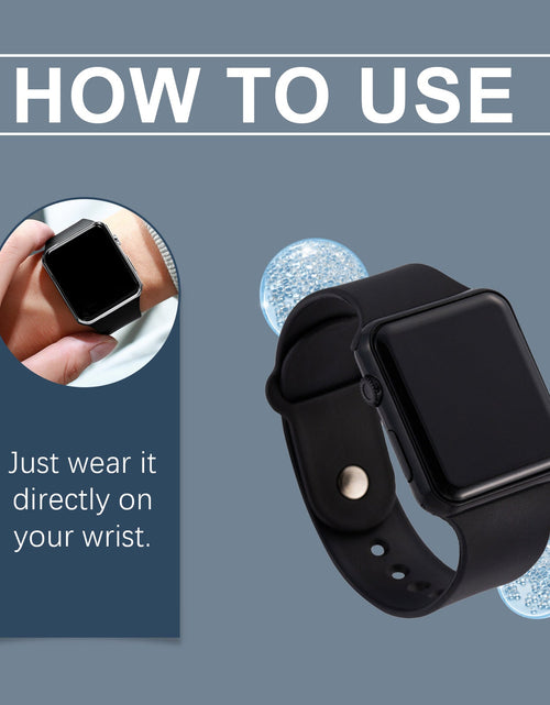 Load image into Gallery viewer, Houkea Body Care Watch Daily Lightweight Care Bracelet Unisex Fashion Personality Silicone Watch
