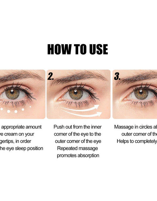 Load image into Gallery viewer, EELHOE Instant Eye Cream, Soft Elastic Eye Care For Wrinkles Eye Cream Refreshing, Hydrating And Brightening Eye Care
