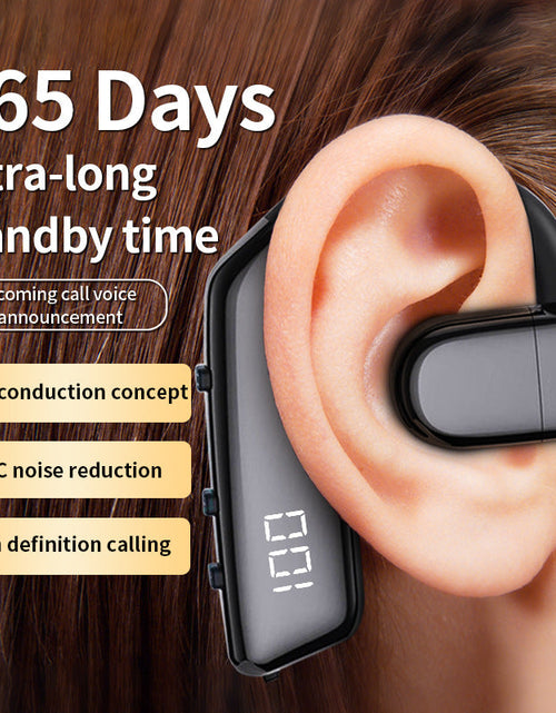 Load image into Gallery viewer, OWS air conduction hanging ear wireless Bluetooth earphones with low latency and long battery life ENC noise cancelling business earphones
