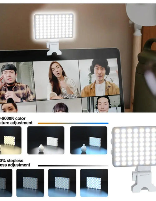 Load image into Gallery viewer, Portable Fill Light Dimmable Rechargeable Phone Light with Clip Super Bright Led Selfie Light Flicker-free for Makeup for Video
