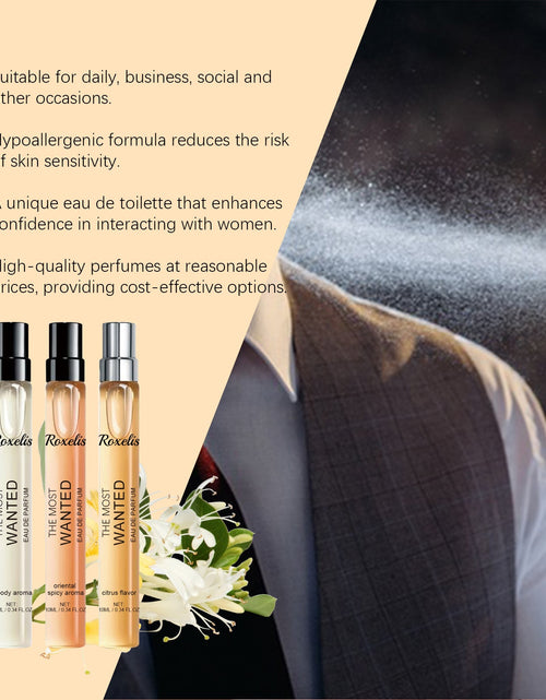 Load image into Gallery viewer, Roxelis Eau De Toilette Spray Men's Perfume Cologne Citrus Perfume Fresh Charm Portable Fragrance Spray
