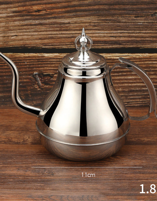 Load image into Gallery viewer, 1.2/1.8L Latin Pot Stainless Steel Tea Pot with Tea Strainer Teapot Coffee Pot Induction Cooker Kettle Teaware Sets
