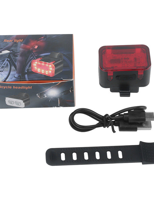 Load image into Gallery viewer, Bicycle lights, headlights, strong lights, night riding lights, taillights, mountain bikes, road bikes, children's charging, rainproof bike lights, cycling lights
