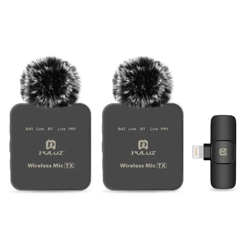 Load image into Gallery viewer, Wireless lavalier microphone mobile phone outdoor live recording noise reduction 1-to-2 wireless microphone
