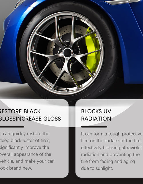 Load image into Gallery viewer, Rayhong Car Tire Retreading Wax, Durable Protection Against Dirt Tire Aging Dust Polishing Wheel Retreading Wax
