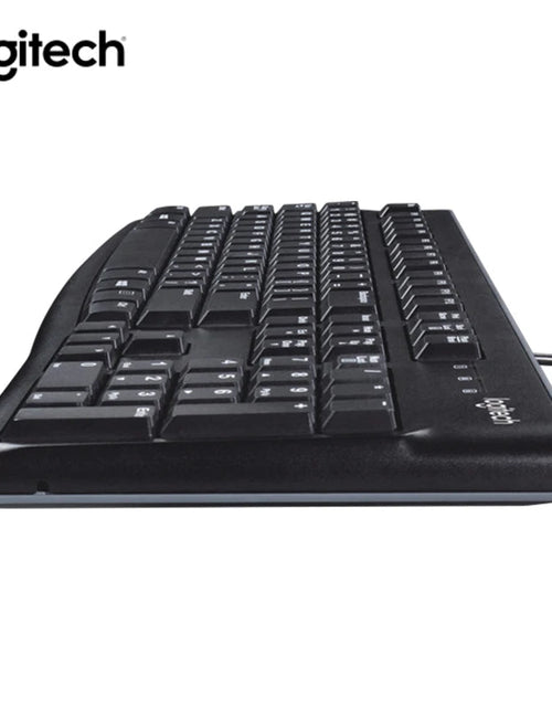 Load image into Gallery viewer, Logitech K120 wired keyboard notebook desktop computer office home USB office desktop waterproof
