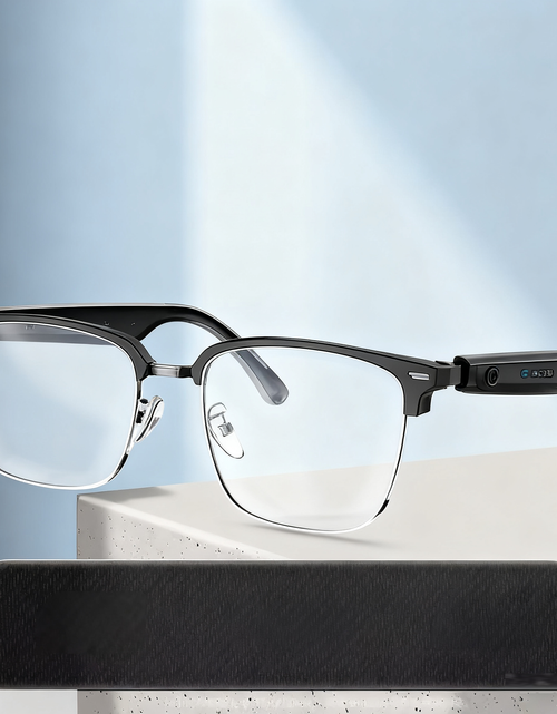 Load image into Gallery viewer, HY-C8 AI Intelligent Translation Wireless Bluetooth Glasses Earphones 75 Language Conference Simultaneous Interpretation

