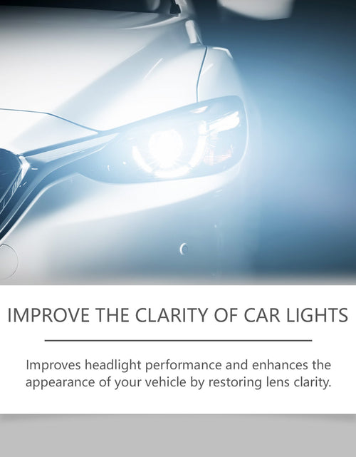 Load image into Gallery viewer, Homonth Car Headlight Repair Kit, Car Bright Retreading Agent, Light Scratch Yellow Retreading Crystal Plating Agent
