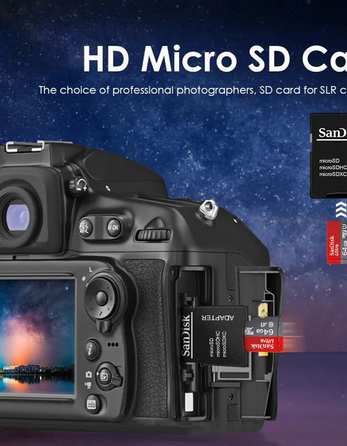 Load image into Gallery viewer, Micro SD Card 64GB Video Monitoring Traffic memory card 128GB 256GB Max 512GB 1TB smartphone DJI drone cardfor car

