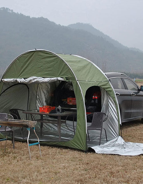 Load image into Gallery viewer, Outdoor car - trunk rear tent with canopy, sun - resistant camping equipment
