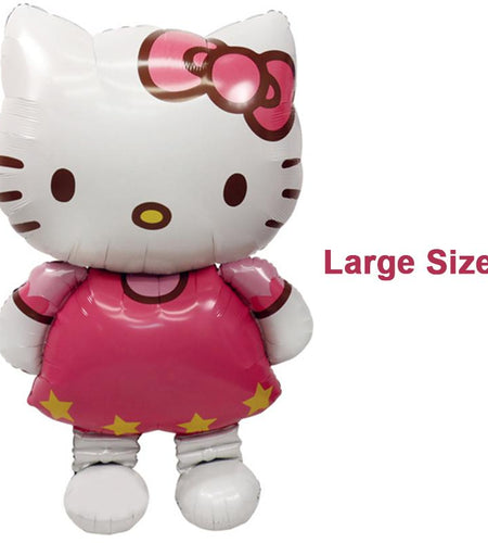 116*68cm Large Size Hello Kitty Cat Foil Balloon/80*48cm Medium Cartoon Wedding Birthday Party Decoration Inflatable Air Balloon