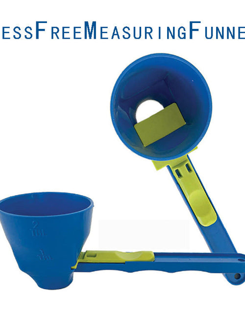 Load image into Gallery viewer, Mess Free Measuring Funnel Creative Protein Powder Sliding Spoon Egg Yolk Separation Funnel
