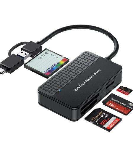 USB 3.0 Four in One USB 3.1 CF SD TF MS Memory Card/DSLR Camera Card Reader Type-c