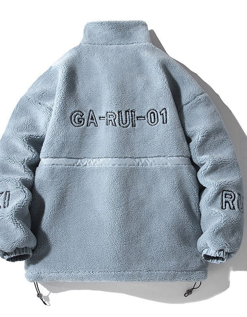 Load image into Gallery viewer, Lamb Cashmere Cotton Jacket For Men In Winter Thickened Warm Cotton Jacket For Men In Hong Kong Fashion
