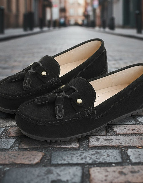 Load image into Gallery viewer, Soft-Bottom Non-Slip Slip-On Loafer Flats — Women’s Easy Comfort Shoes
