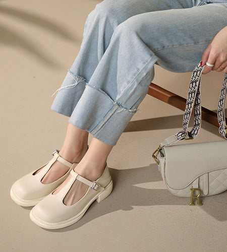 Women’s Shallow-Mouth Mary Jane Shoes