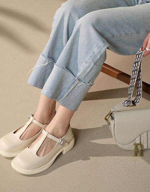 Load image into Gallery viewer, Women’s Shallow-Mouth Mary Jane Shoes
