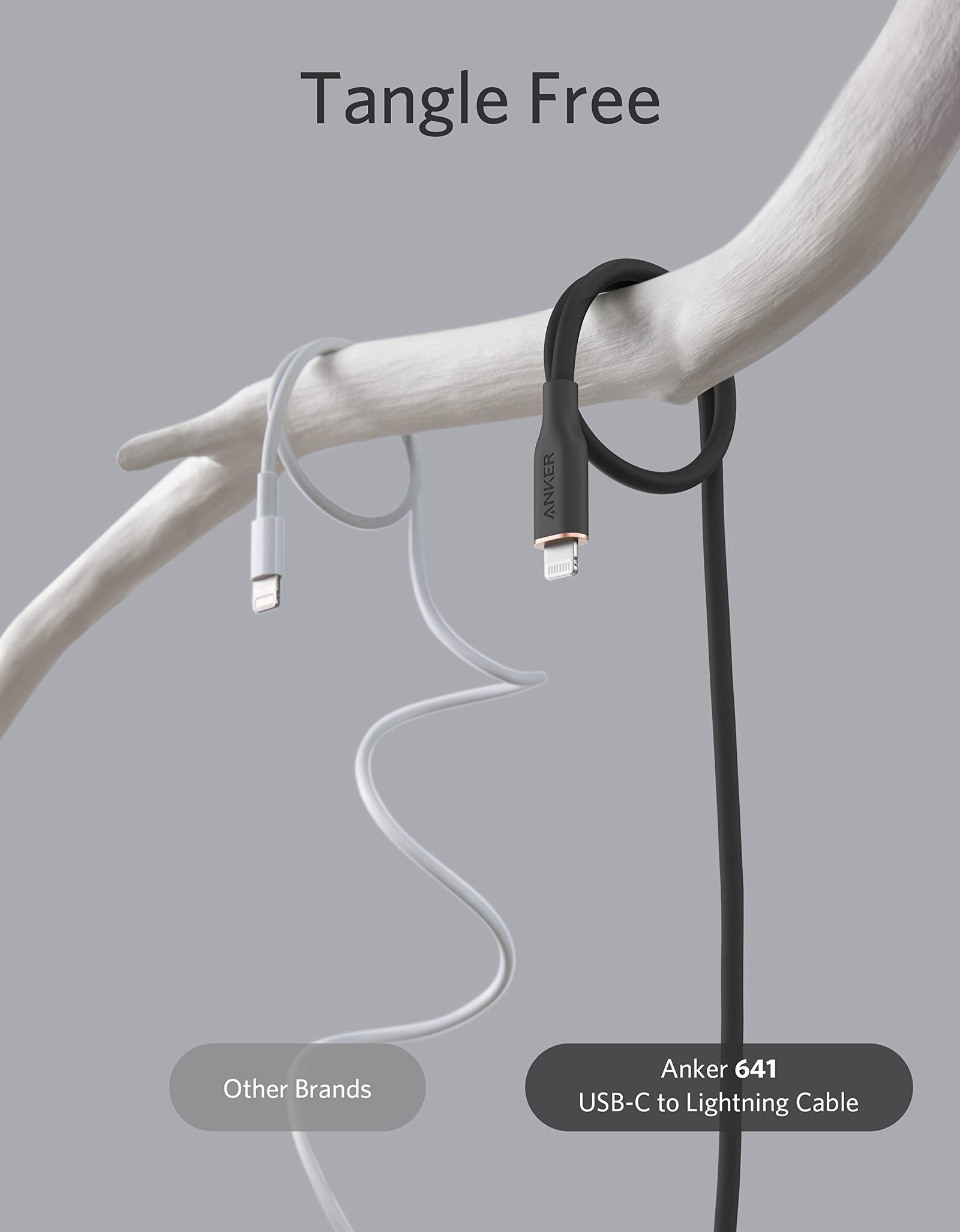 Anker <b>641</b> USB-C to Lightning Cable (Flow, Silicone)
